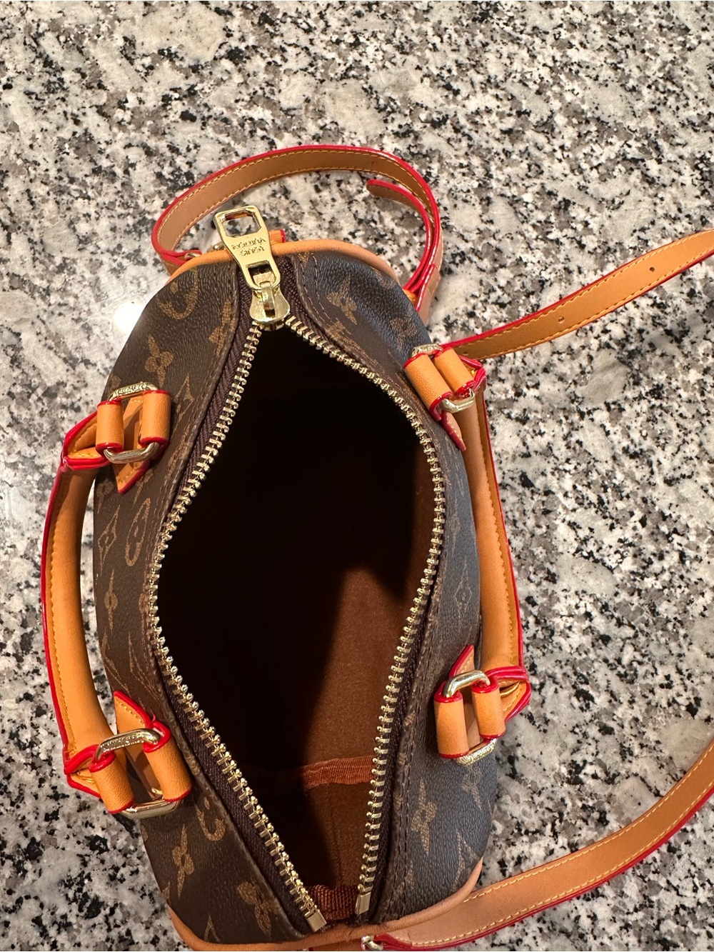 Louis Vuitton Brown Monogram Speedy - Picture 4 of 5
